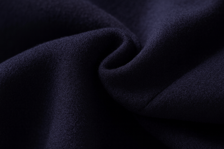 Gustavo | Wool Overcoat with Stand-Up Collar
